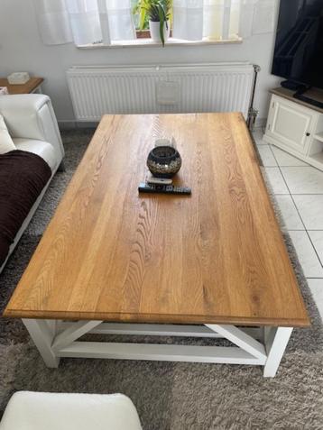 Salontafel Kingsbury – volle eik – landelijke stijl (150 x 9 beschikbaar voor biedingen