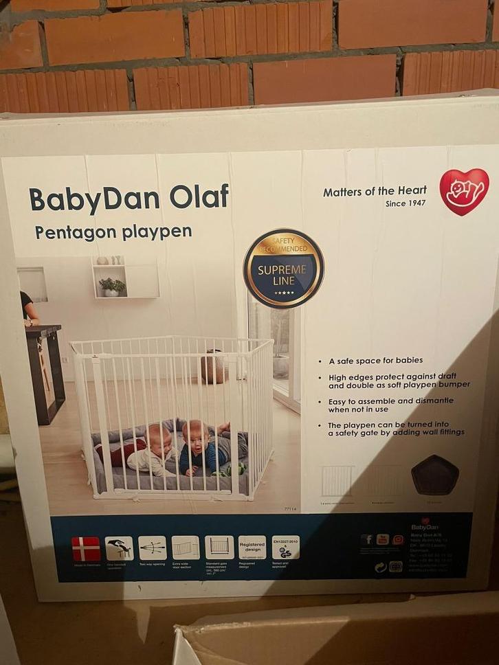 Babydan play pen, Kinderen en Baby's, Traphekjes, Zo goed als nieuw, Overige typen, Metaal of IJzer, Ophalen