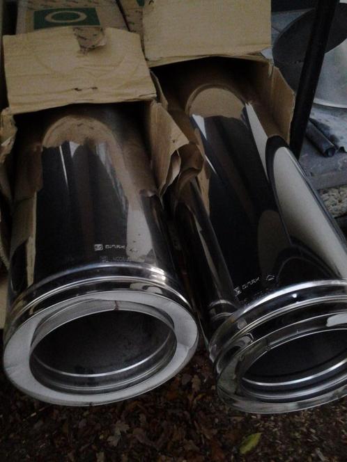 Roestvrijstalen buizen dubbelwandig dakdoorschijnend, Doe-het-zelf en Bouw, Ventilatie en Afzuiging, Nieuw, Ventilator en Afzuiger