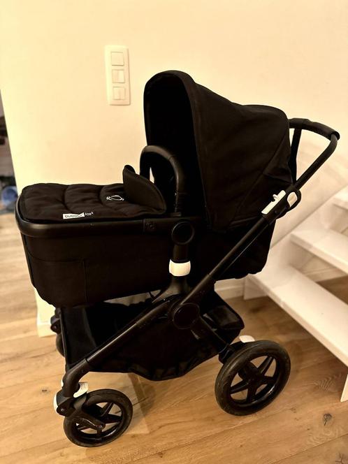 Bugaboo Fox 2 -Zwart -kinderwagen met stoel + wieg + winter, Kinderen en Baby's, Kinderwagens en Combinaties, Nieuw, Kinderwagen
