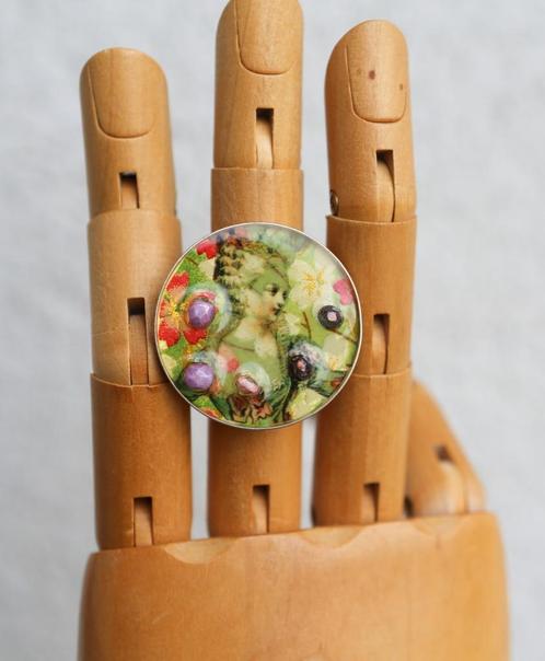 Prachtige grote nieuwe ring, unieke maat, Handtassen en Accessoires, Ringen, Nieuw, Ophalen of Verzenden