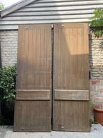 Hardhout poort 153x 224cm, Doe-het-zelf en Bouw, Ophalen, Gebruikt, Deurkozijn, 150 tot 225 cm