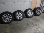 4 Jantes Alu + pneus hiver pour Range Rover Evoque, 17 inch, Banden en Velgen, Gebruikt, Personenwagen