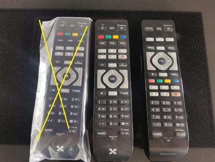 Belgacom Proximus Decoder afstandsbediening, Audio, Tv en Foto, Afstandsbedieningen, Nieuw, Origineel, Ophalen of Verzenden