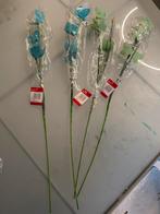 Decoratie bloemen 4 stuks, Ophalen of Verzenden, Nieuw