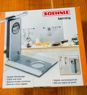 Wand- en opvouwbare keukenweegschaal - Soehnle Bernina beschikbaar voor biedingen