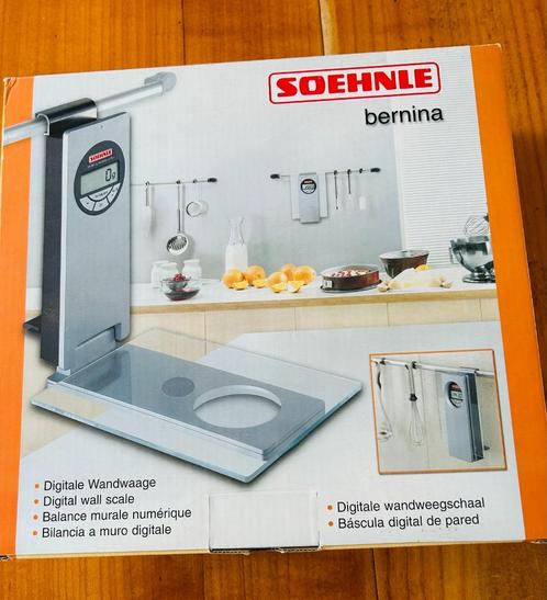 Wand- en opvouwbare keukenweegschaal - Soehnle Bernina, Elektronische apparatuur, Overige elektronische apparatuur, Gebruikt, Ophalen