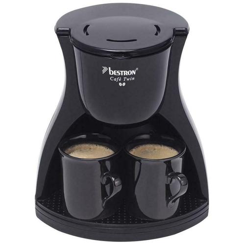 Bestron ACM8007BE machine à café 2 tasses 450 W Noir, Electroménager, Cafetières, Neuf, Café moulu, Cafetière, 2 à 4 tasses, Enlèvement ou Envoi