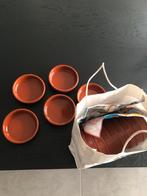 Terracotta tapas schaaltjes (licht en donker), Huis en Inrichting, Keuken | Servies, Ophalen, Overige stijlen, Aardewerk, Schaal of Schalen