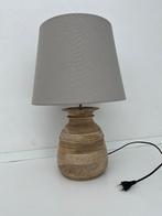 Tafellamp van mangohout - Maison du Monde, Enlèvement, Comme neuf, Bois, 50 à 75 cm