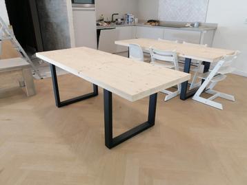 Nieuw leuke stevige industriële eettafel steigerhout  beschikbaar voor biedingen