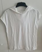 Opus piqué mouwloos truitje/shirt met kap, wit, maat 38, Maat 38/40 (M), Wit, Ophalen of Verzenden, Zo goed als nieuw