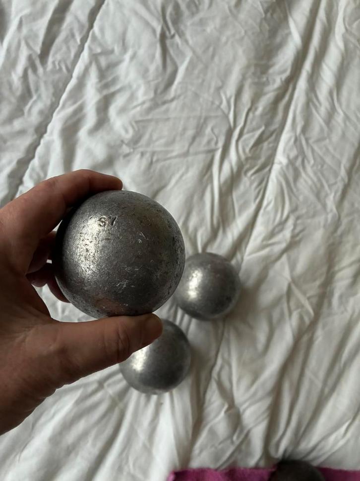 BOULES PETANQUE HOMMOLOGUEES COMPÉTITION, Sports & Fitness, Bowling, Utilisé, Boule, Enlèvement