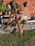 Vintage antieke houten ladder, Antiek en Kunst, Ophalen