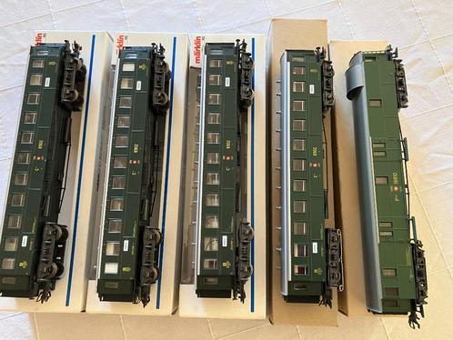 Marklin SBB 5 delige rijtuigenset BINNENVERLICHTING 4238 414, Hobby & Loisirs créatifs, Trains miniatures | HO, Enlèvement ou Envoi