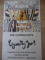 1974 Edgard TYTGAT litho zeefdruk affiche KMMSK Levensschets, Ophalen