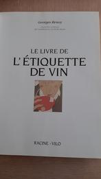 Boek Le livre de l`étiquette de vin, Ophalen