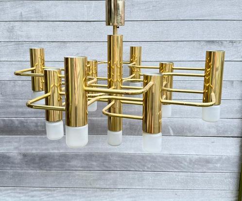 Vintage Sciolari luster design, Antiek en Kunst, Antiek | Verlichting, Ophalen