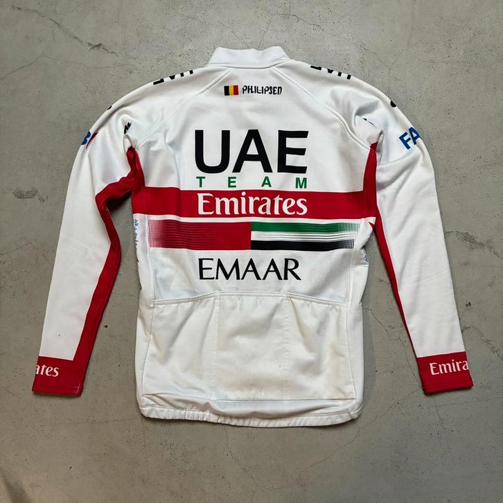 Jasper Philipsen 2019 UAE Emirates vest koerstrui wielertrui, Fietsen en Brommers, Fietsaccessoires | Fietskleding, Zo goed als nieuw