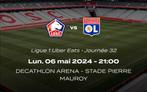 Lille - Lyon 6 mai, 21h 2 billets disponibles, Tickets & Billets, Sport | Football, Mai