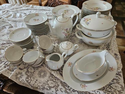 68-delig Kahla porseleinen servies, Antiek en Kunst, Antiek | Servies compleet, Ophalen