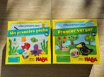 Haba-games vanaf 2 jaar: eerste boomgaard en visjes vangen, Hobby en Vrije tijd, Gezelschapsspellen | Bordspellen, Ophalen, Gebruikt