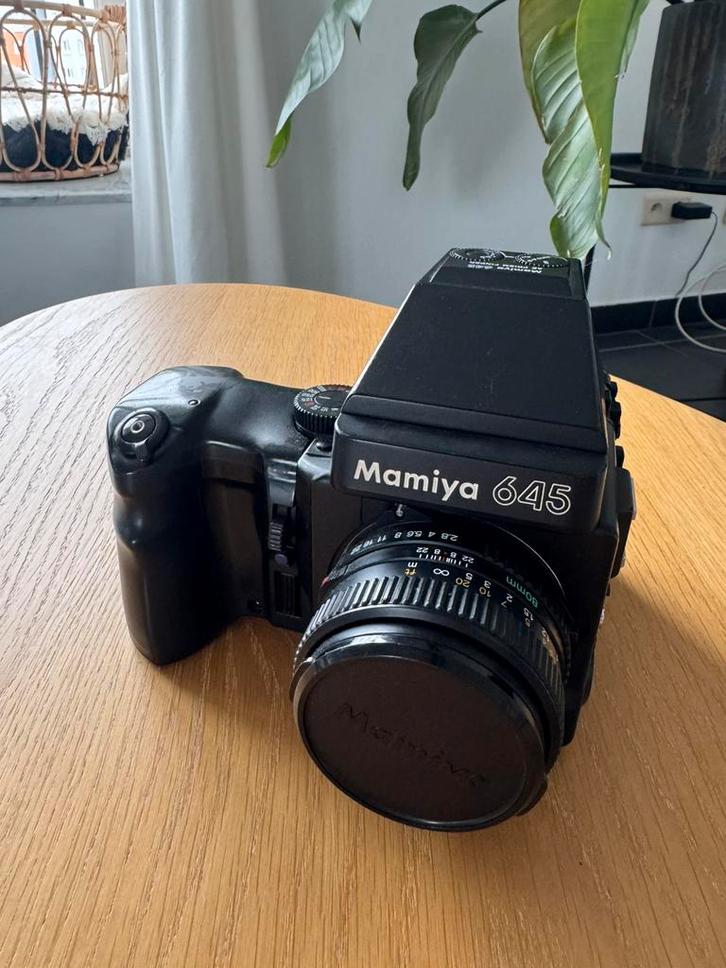 Mamiya 645 Super + 80mm f/2.8, Audio, Tv en Foto, Fotocamera's Analoog, Zo goed als nieuw, Ophalen