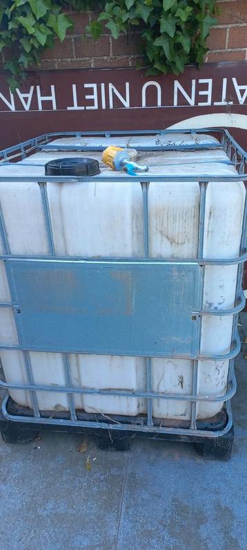 ibc container met kraan en deksel, Enlèvement, Utilisé