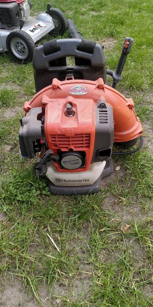 Bladblazer, Tuin en Terras, Bladblazers, Gebruikt, Ruggedragen, Benzine, Ophalen