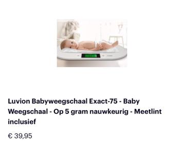 Babyweegschaal Luvion disponible aux enchères