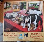 Puzzle 1000 p. Who let the cats out ?, Hobby & Loisirs créatifs, Puzzle, Enlèvement