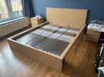 Bed Malm, Huis en Inrichting, Slaapkamer | Bedden, Ophalen, Gebruikt, Overige kleuren, Tweepersoons