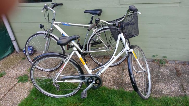 1 herenfiets + 2 damesfietsen te koop, Fietsen en Brommers, Fietsen | Dames | Omafietsen, Gebruikt, Versnellingen, Ophalen