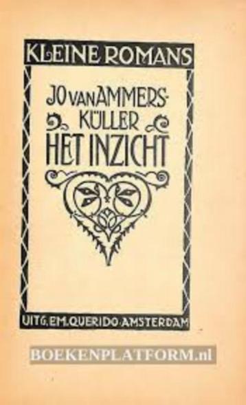 Boek origineel 1923 Jo van Ammers Kuller "Het inzicht" 