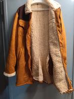 Bruine gevoerde heren mantel maat L. NIEUW., Kleding | Heren, Ophalen, Nieuw, Maat 52/54 (L)