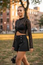 ✨️ Top court en dentelle H&M taille XS - Excellent état - RÉ, Vêtements | Femmes, Tops, H&M, Enlèvement ou Envoi, Comme neuf, Manches longues