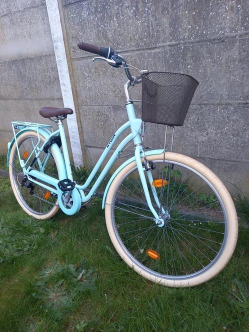 Bijna nieuw Damesfiets B-twin Elops 520, Fietsen en Brommers, Fietsen | Dames | Damesfietsen, Zo goed als nieuw, Versnellingen