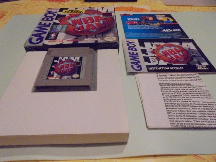 Game boy NBA Jam (CIB), Games en Spelcomputers, Games | Nintendo Game Boy, Gebruikt, Sport, Verzenden