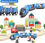 LiRiQi Elektrische houten trein SNELLE GRATIS LEVERING, Verzenden, -, Overige typen, Nieuw
