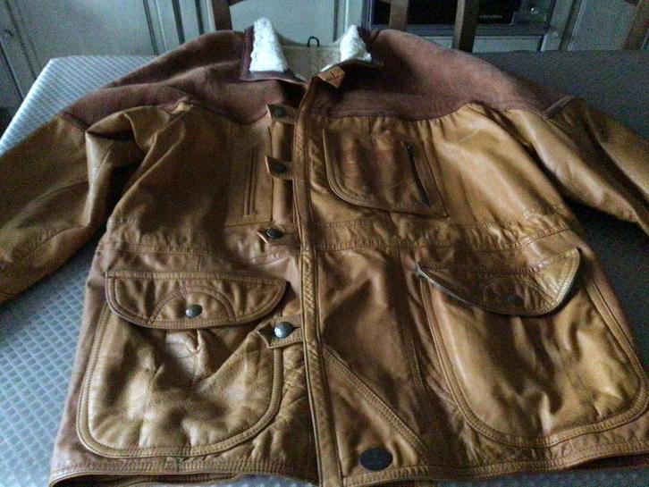 Lederen winterjas Dikarpa maat 52, Vêtements | Hommes, Vestes | Hiver, Comme neuf, Taille 52/54 (L), Enlèvement