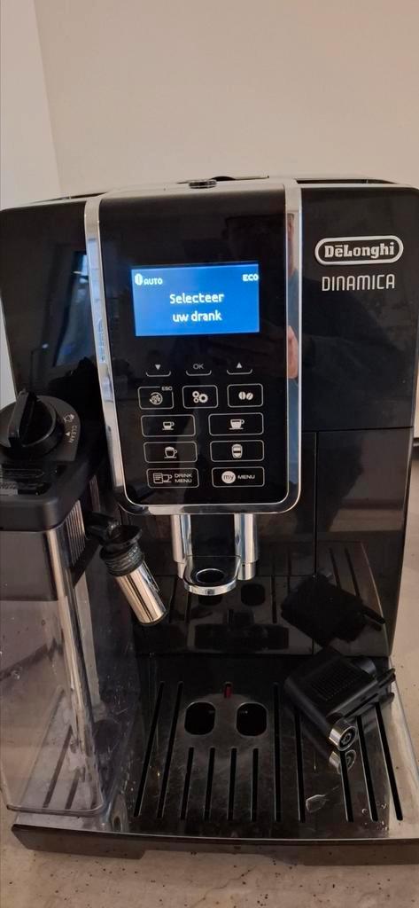 Delonghi Dinamica koffiemachine en extra functies +Garantie, Elektronische apparatuur, Koffiezetapparaten, Zo goed als nieuw, Gemalen koffie