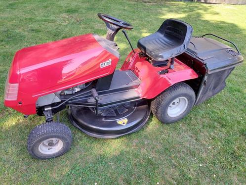 Zitmaaier briggs and stratton 12,5pk mooie staat., Tuin en Terras, Zitmaaiers, Gebruikt, Elektrische starter, Opvangzak, Versnellingen