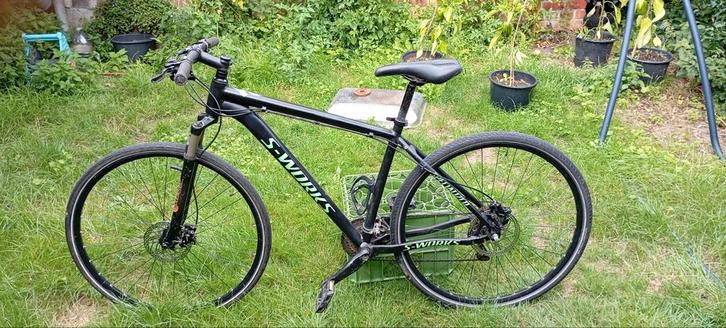 Sportiefe fiets met lichte voorvering, Fietsen en Brommers, Fietsen | Heren | Sportfietsen en Toerfietsen, Zo goed als nieuw, 28 inch