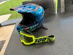 Troy lee Ltd limited maat xl nieuwstaat 1x gebruikt, Motoren, Kleding | Motorhelmen, Ophalen, XL