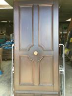 Porte d'entrée Meranti 1 choix en bois, Chambranle de porte, Comme neuf, 150 à 225 cm, Bois