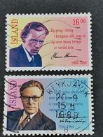 Ijsland 1988 - bekende IJslanders - dichters, Ophalen of Verzenden, IJsland, Gestempeld