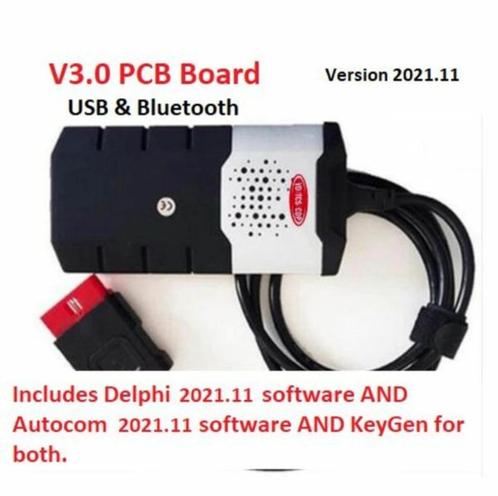 Delphi Autocom DS150e Vci V3.0 Pro package 2023, Autos : Divers, Tuning & Styling, Enlèvement ou Envoi