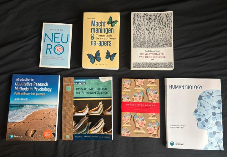 Cursussen 1e jaar bachelor psychologie KULeuven, Boeken, Studieboeken en Cursussen, Zo goed als nieuw, Hoger Onderwijs, Ophalen
