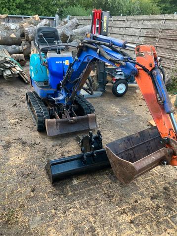 Mini graafmachine Airman 1 ton (particulier) beschikbaar voor biedingen