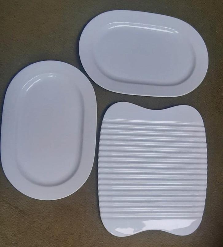 Witte serveerschalen, Huis en Inrichting, Keuken | Servies, Ophalen of Verzenden